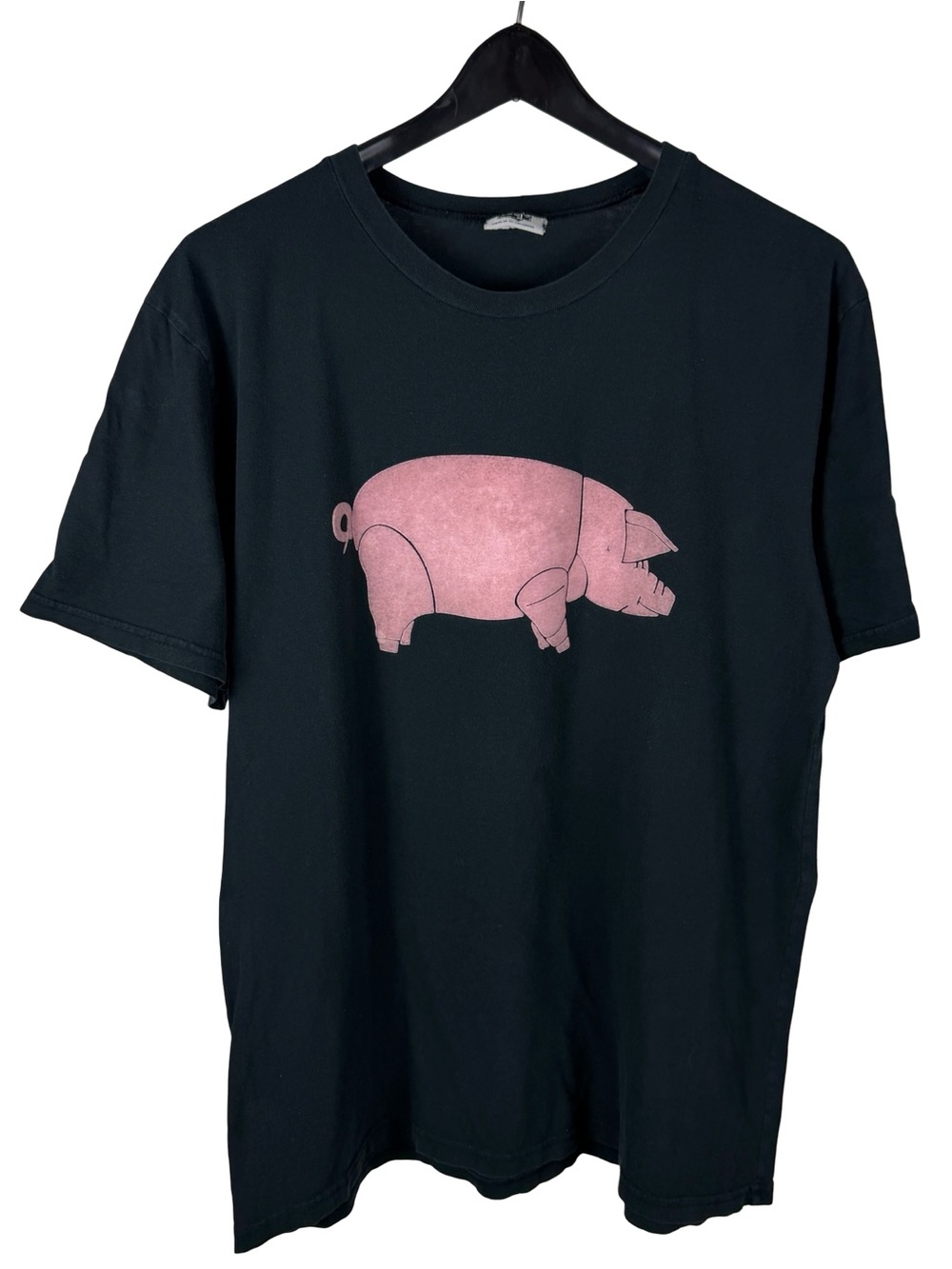 Vintage 2005 Pink Floyd Animals Pig Rock Band Music Graphic Shirt Size L